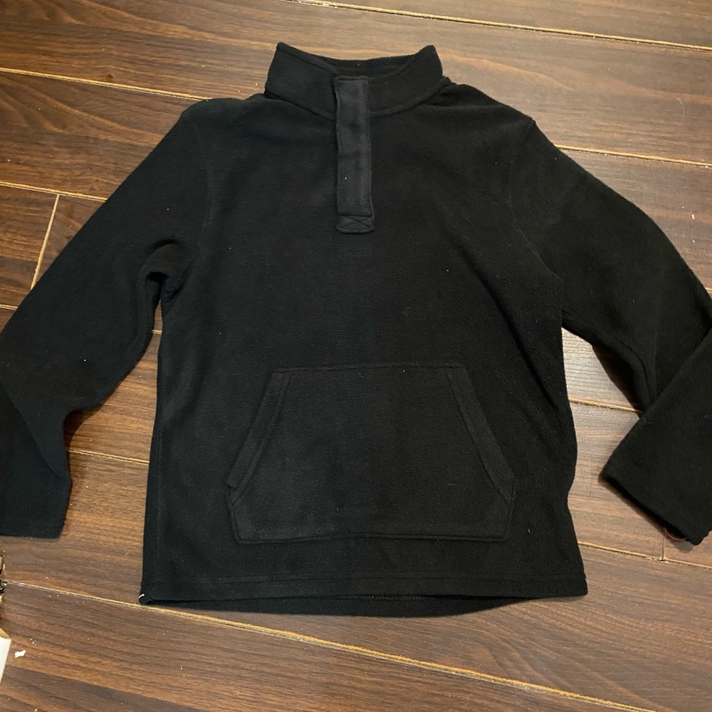 Cat & Jack Boy’s Black Pullover Fleece Sweater Sz; S